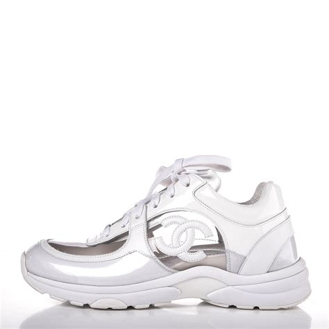 chanel white sneakers clear|Chanel sneakers price euro.